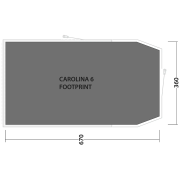 Подложка под палатка Outwell Footprint Carolina 6