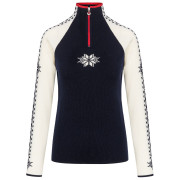 Дамски пуловер Dale of Norway Geilo Fem Sweater тъмносин/бял Navy Offwhite Raspberry
