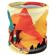 Детска шал яка WAMU Mountain Bike оранжев/син