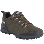 Мъжки обувки Jack Wolfskin Refugio Texapore Low M зелен Khaki/Phantom