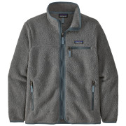 Дамски суитшърт Patagonia Retro Pile Jacket сив Salt Grey w/Light Plume Grey