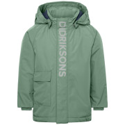 Детско зимно яке Didriksons Talvi Kids Jkt 2 Dark Moss тъмно зелен Dark Moss