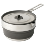 Сгъваема тенджера Sea to Summit Detour Stainless Steel Collapsible Pouring Pot 1.8L сребърен