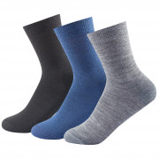 Детски чорапи Devold Daily Medium Kid Sock 3PK син KidMix
