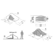 Туристическа палатка Robens Chaser 2 LW