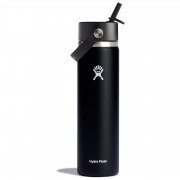 Термо бутилка Hydro Flask Wide Flex Straw Cap 24 oz черен