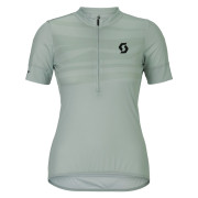Дамска колоездачна фланелка Scott Jersey W's Endurance LT SS зелен/сив spray grey