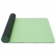 Подложка Yate Yoga Mat с два слоя TPE зелен/светло зелен