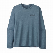 Мъжка тениска Patagonia M's L/S Cap Cool Daily Graphic Shirt - Lands син