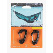 Комплект от 2 ултралеки алуминиеви карабинера Ticket to the moon 600 kg