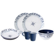 Комплект прибори Brunner Set tête-à-tête Blue Ocean 8 pcs бял