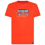 Мъжка тениска La Sportiva Van T-Shirt M 2024 червен Poppy