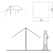 Сенник Easy Camp Norddal Tarp 3 x 3 m