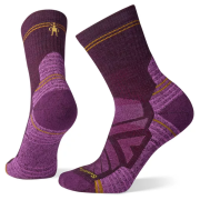 Дамски чорапи Smartwool Hike Light Cushion Mid Crew Socks лилав