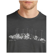 Мъжка тениска Icebreaker Men Merino 150 Tech Lite SS Tee The Peaks