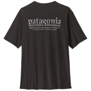 Мъжка тениска Patagonia Men's Capilene Cool Daily Shirt - Hut Tripper черен Black