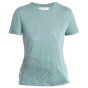 Дамска функционална блуза Icebreaker Women Merino Core SS Tee Plume светло син Cloud Ray