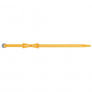 Универсална кабелна превръзка Sea to Summit Stretch-Loc 25 - 20mm x 625mm жълт Yellow
