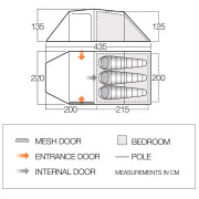 Туристическа палатка Vango Omega TC 350