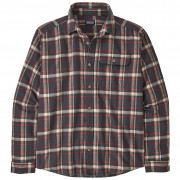 Мъжка риза Patagonia Fjord Flannel Shirt черен/червен