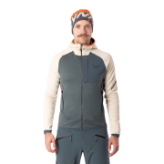 Функционален мъжки суитшърт Dynafit Radical Wool Hooded Jkt M сив/бял 7961 - overcast/0720