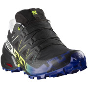 Мъжки обувки за бягане Salomon Speedcross 6 Gore-Tex черен/син Black / Surf The Web / Safety Yellow