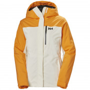 Дамско яке за ски Helly Hansen W Snowplay Jacket бял/оранжев Snow