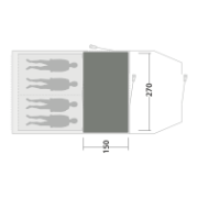 Килим за палатка Outwell Cozy Carpet Rockwell 4