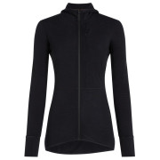 Дамски функционален суитшърт Icebreaker Women Merino Blend 200 RealFleece™ Descender LS Zip Hoodie черен Black