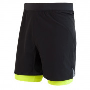 Мъжки къси панталони Sensor Trail черен/жълт Black/ReflexYellow