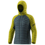 Мъжко яке Dynafit Radical Dwn Rds M Hood Jkt зелен/сив 2881 - golden lime/0720