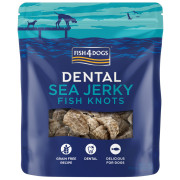 Лакомства за кучета Fish4Dogs Dental Sea Jerky Fish Knots 100g