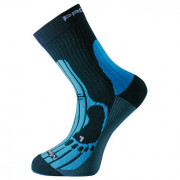 Чорапи Progress 8MB мерино вълна черен/син Black/Blue/Gray