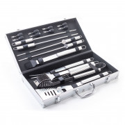 Инструменти за скара G21 комплект от 17 бр. в алуминиева кутия