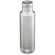 Термобутилка от неръждаема стомана Klean Kanteen Insulated Classic Narrow 25oz (w/Pour Through Cap) сребърен