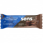 Бар Sens протеиново барче от ядливи насекоми в тъмен шоколад - Шоколадово брауни (60г)