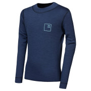 Детска функционална тениска Sensor Merino DF Logo Up Deep Blue тъмно син Deep Blue