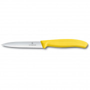 Нож за зеленчуци Victorinox вълнообразен 10 см жълт