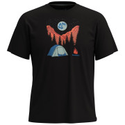 Тениска Smartwool Night Camp Short Sleeve Graphic Tee черен black