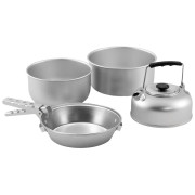 Комплект съдове Easy Camp Adventure Cook Set M сребърен Silver