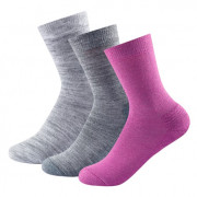 Дамски чорапи Devold Daily medium sock 3PK смес от цветове AnemoneMix