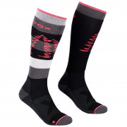 Дамски чорапи Ortovox W's Free Ride Long Socks черен BlackRaven