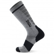 Скиорски чопапи Mons Royale Pro Lite Merino Snow Sock сив/черен
