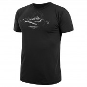 Функционална мъжка тениска  Sensor Coolmax Tech Mountains черен