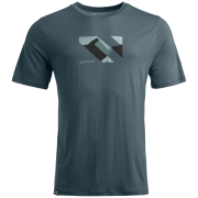 Мъжка тениска Ortovox 140 Cool Landscape T-shirt сив Dark Arctic Grey