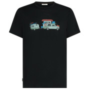 Мъжка тениска Icebreaker Men Merino 150 Tech Lite SS Tee Transportage черен Black