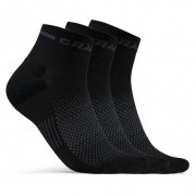 Чорапи Craft Core Dry Mid 3-Pack черен Black