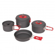 Комплект прибори Bo-Camp Cookware set Explorer XL сив Gray/Red