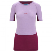Дамска функционална блуза Icebreaker Women 125 ZoneKnit™ SS Crewe розов/лилав
