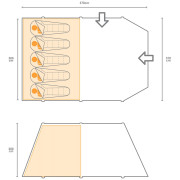 Палатка Regatta Kolima 5 Inflate